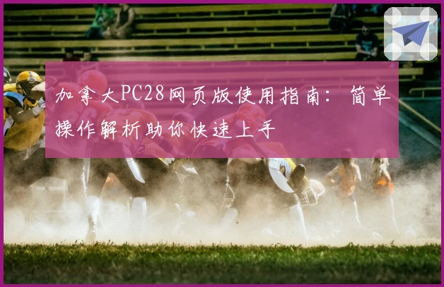 加拿大PC28网页版使用指南：简单操作解析助你快速上手